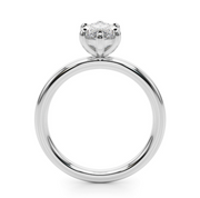 14K White Gold Lab-Grown Diamond 2 ctw Marquise Engagement Ring