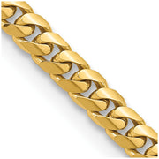 14k 5mm 18in Solid Miami Cuban Chain