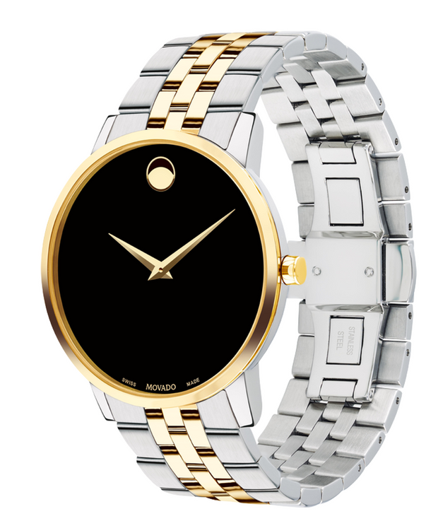 Movado Museum Classic Two-Tone Watch Paramount – LLC Jewelers 0607200