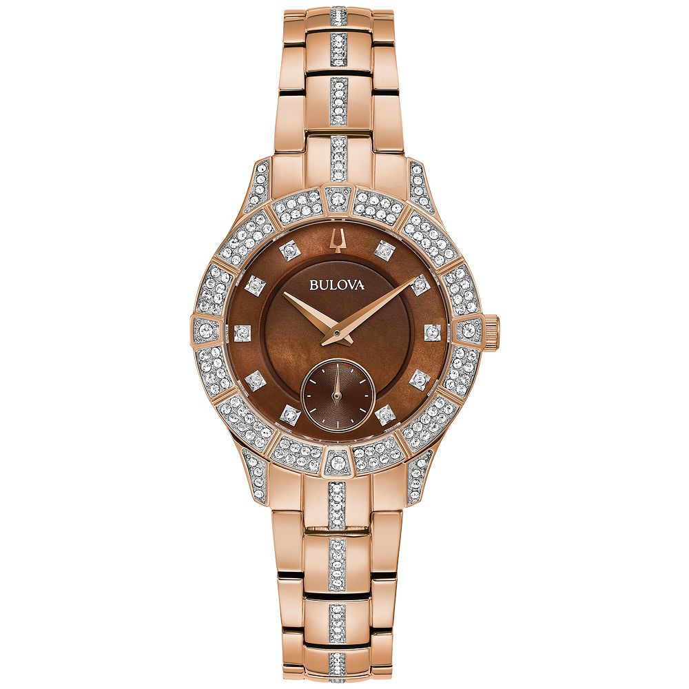 Bulova Dress/Classic Crystal Ladies Watch Stainless Steel