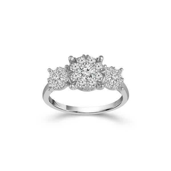 THE LEO Legacy Lab-Created Diamond Round-Cut Halo Engagement Ring 2 ct tw  14K White Gold | Kay